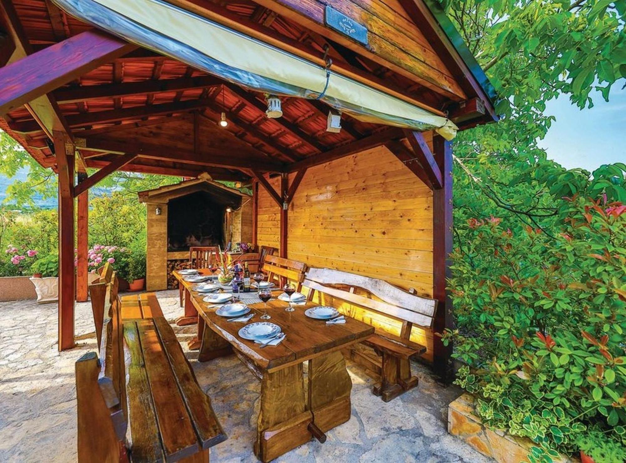 Mediterranean Stylish Villa With Pool In Kastel Stari Каштела Екстер'єр фото
